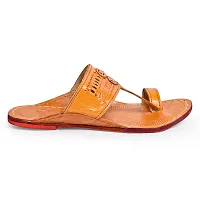 Royal Khwaab Men's Daily/Casual/Ethnicwear Slip-on Flat Handmade Kolhapuri Chappal?-thumb1