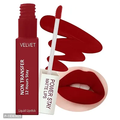 FORFORreg; Power Stay Long Last Matte Lipstick Combo of 2 - Waterproof (12 hrs stay) (Mauve Matte , Peppy Red, Pack of 2)-thumb2