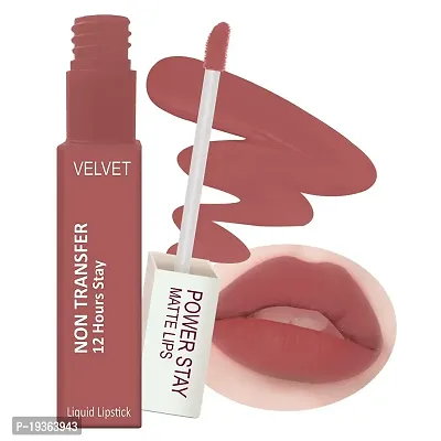 FORFORreg; Power Stay Long Last Matte Lipstick Combo of 2 - Waterproof (12 hrs stay) (Candy Red , Sandy Nude, Pack of 2)-thumb3