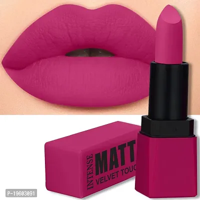 FORFOR? Intense Matte Lipstick Waterproof Long Last Matte Lipstick (Blossom Pink)