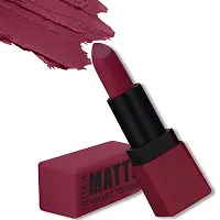 FORFOR? Intense Matte Lipstick Waterproof Long Last Matte Lipstick (Pack of 2, Pretty in Pink, Peppy Maroon)-thumb2