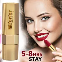 FORFORreg; Xpression Matte Lipstick Highly Pigmented, Creamy Texture, Long Lasting Matte Finish - Combo of 4 (5-8 hrs stay) (Brown Nude ,Magenta ,Red Velvet ,Natural Pink)-thumb4