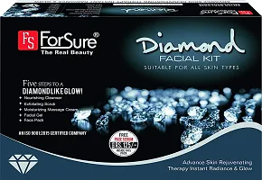 ForSure The Real Beauty Facial Kit With free Serum For Women and Girls 300 gram (Diamond Facial kit)-thumb2