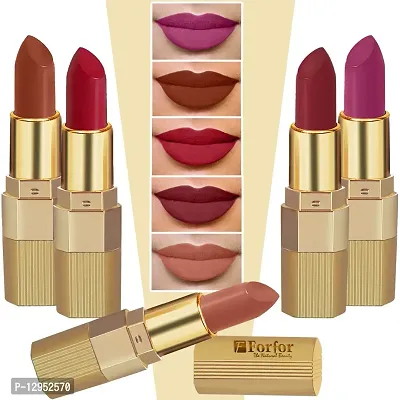 Xpression Weightless Matte Lipstick Creamy , Long Lasting Pack 5 (5-8 hrs stay)