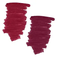 FORFOR? Intense Matte Lipstick Waterproof Long Last Matte Lipstick (Pack of 2, Peppy Maroon, Red Wave)-thumb1