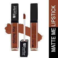 FORFOR Forever Matte Long Lasting | Waterproof | Liquid Matte Lip Color - Bury Brown (upto 12 hours Stay)-thumb2