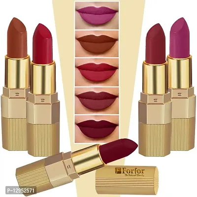 Xpression Weightless Matte Lipstick Creamy , Long Lasting Pack 5 (5-8 hrs stay)