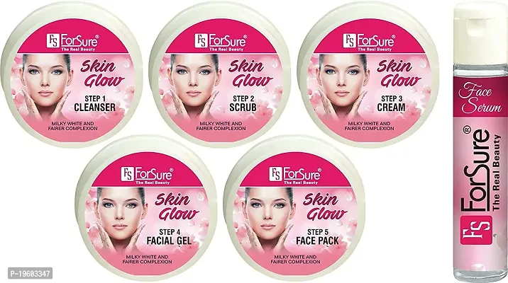 ForSure The Real Beauty Facial Kit With free Serum For Women and Girls 300 gram (Skin Glow Facial kit)-thumb5