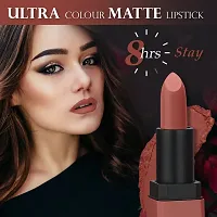 FORFOR? Intense Matte Lipstick Waterproof Long Last Matte Lipstick (Pack of 2, Pretty in Pink, Highlight Nude)-thumb4