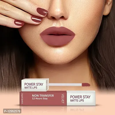 Power Stay Long Last Waterproof Matte Lipstick (12 hrs stay)-thumb0