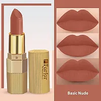 FORFORreg; Xpression Matte Long Lasting Waterproof Lipstick (5-8 hrs stay) (Basic Nude)-thumb1