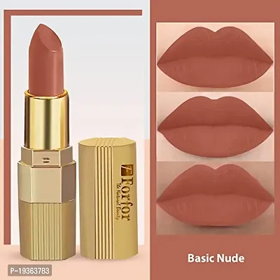 FORFORreg; Xpression Matte Long Lasting Waterproof Lipstick (5-8 hrs stay) (Basic Nude)-thumb2