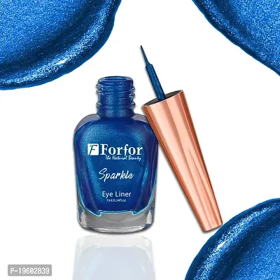 FORFOR Eye Sensational Liquid Glitter Eyeliner Smudge and Water Proof 7 ml (Royal Blue)