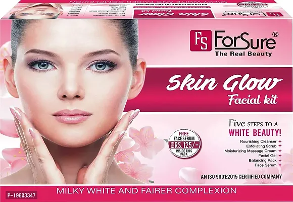 ForSure The Real Beauty Facial Kit With free Serum For Women and Girls 300 gram (Skin Glow Facial kit)-thumb3