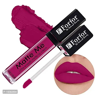 FORFORreg; Forever Matte Long Lasting | Waterproof | Liquid Matte Lip Color - Fuchsia Pink (upto 12 hours Stay)hellip;