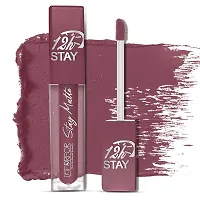 FORFOR? Stay Matte Long Lasting Mini Liquid Lipstick Waterproof Combo of 4 (Coco Brown, Mauve, Peach Nude, Bridal Maroon)-thumb3