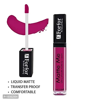 FORFORreg; Forever Matte Long Lasting | Waterproof | Liquid Matte Lip Color - Fuchsia Pink (upto 12 hours Stay)hellip;-thumb5