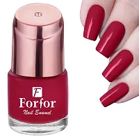 FORFORreg; Power Stay Long Last Matte Lipstick  Nail Polish Combo (Bridal Maroon , Glossy Red)-thumb2