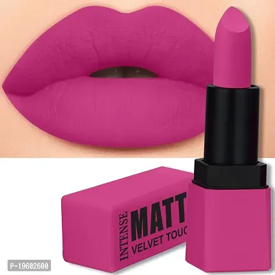 FORFOR? Intense Matte Lipstick Waterproof Long Last Matte Lipstick (Pack of 2, Pretty in Pink, Sepia Brown)-thumb3