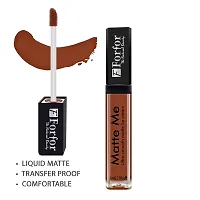 FORFOR Forever Matte Long Lasting | Waterproof | Liquid Matte Lip Color - Bury Brown (upto 12 hours Stay)-thumb4