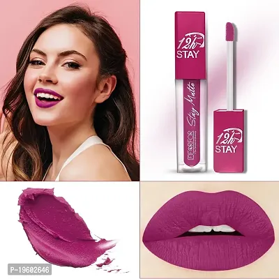 FORFOR? Stay Matte Long Lasting Mini Liquid Lipstick Waterproof (Pink Blush)-thumb2