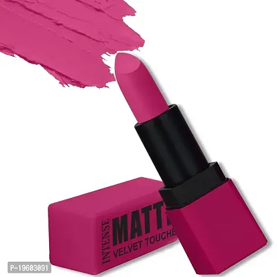 FORFOR? Intense Matte Lipstick Waterproof Long Last Matte Lipstick (Blossom Pink)-thumb2