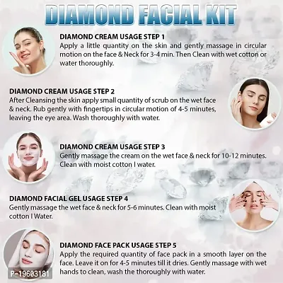 ForSure The Real Beauty Facial Kit With free Serum For Women and Girls 300 gram (Diamond Facial kit)-thumb5