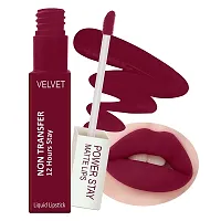 FORFORreg; Power Stay Long Last Matte Lipstick Combo of 2 - Waterproof (12 hrs stay) (Bridal Maroon , Candy Red, Pack of 2)-thumb2