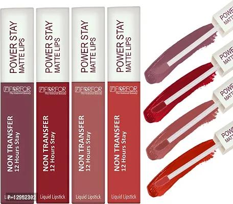 Power Stay Long Last Matte Lipstick Combo- Waterproof (12 hrs stay)-thumb0