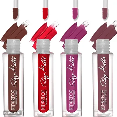 Stay Matte Long Lasting Mini Liquid Lipstick Waterproof Combo of 20