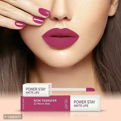 Power Stay Long Last Waterproof Matte Lipstick (12 hrs stay)-thumb0