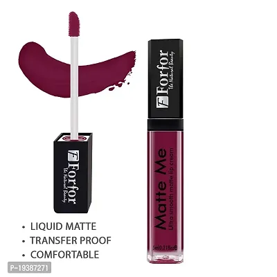 FORFORreg; Forever Matte Long Lasting | Waterproof | Liquid Matte Lip Color - Moon Maroon (upto 12 hours Stay)-thumb5