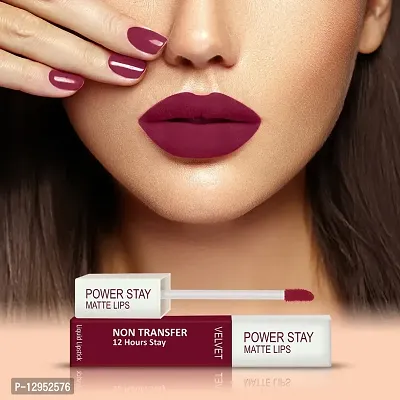 Power Stay Long Last Waterproof Matte Lipstick (12 hrs stay)