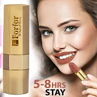 FORFORreg; Xpression Matte Lipstick Creamy Texture, Long Lasting Matte Finish Combo (5-8 hrs stay) (Pack of 5, Brown Nude ,Magenta ,Red Velvet, Basic Nude ,Maroon Wine)-thumb1