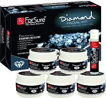 ForSure The Real Beauty Facial Kit With free Serum For Women and Girls 300 gram (Diamond Facial kit)-thumb1