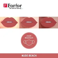 FORFOR Forever Matte Liquid Matte Lip Color | Long Lasting | Waterproof (upto 12 hours Stay)(Nude Beach), 5 ml (Pack of 1)-thumb3