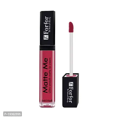 FORFORreg; Forever Matte Long Lasting | Waterproof | Liquid Matte Lip Color - Carnation Pink (upto 12 hours Stay)-thumb2