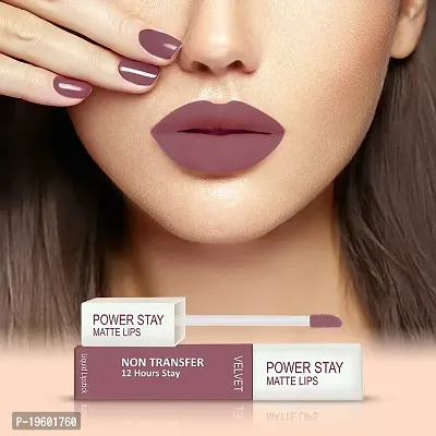 FORFOR Power Stay Long Last Matte Lipstick - Waterproof (12 hrs stay) (FF_Power Stay23)-thumb5