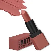 FORFOR? Intense Matte Lipstick Waterproof Long Last Matte Lipstick (Pack of 2, Sepia Brown, Highlight Nude)-thumb2