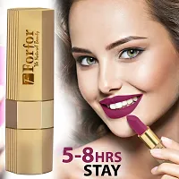 FORFORreg; Xpression Matte Lipstick Highly Pigmented, Creamy Texture, Long Lasting Matte Finish - Combo of 4 (5-8 hrs stay) (Brown Nude ,Magenta ,Maroon Wine ,Natural Pink)-thumb4