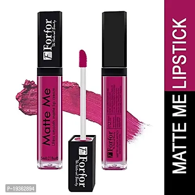 FORFORreg; Forever Matte Long Lasting | Waterproof | Liquid Matte Lip Color - Fuchsia Pink (upto 12 hours Stay)hellip;-thumb3