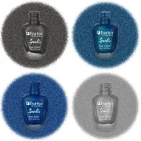 FORFOR Sensational Eyeliner Liquid Glitter Smudge-Proof and Water Proof 7 ml Each (COMBO OF 4, Royal Blue,Blue,Grey,Silver)-thumb1