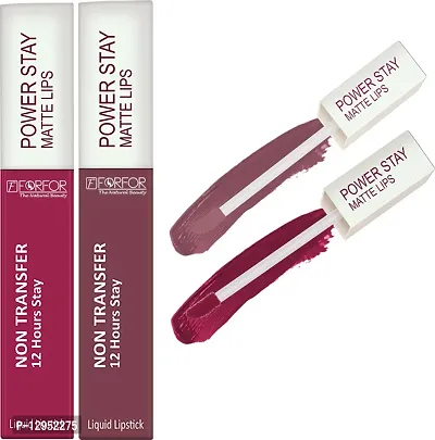 Power Stay Long Last Matte Lipstick Combo- Waterproof (12 hrs stay)-thumb0