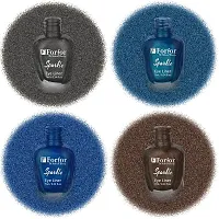 FORFOR Sensational Eyeliner Liquid Glitter Smudge-Proof and Water Proof 7 ml Each (COMBO OF 4, Brown,Royal Blue,Blue,Grey)-thumb1