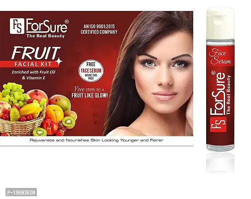 ForSure The Real Beauty Facial Kit With free Serum For Women and Girls 300 gram (Mix Fruit Facial kit)-thumb4