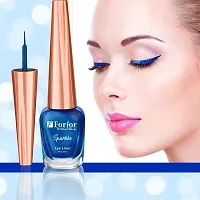 FORFOR Eye Sensational Liquid Glitter Eyeliner Smudge and Water Proof 7 ml (Royal Blue)-thumb4