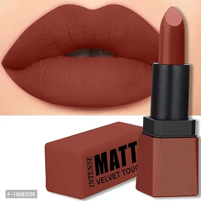FORFOR? Intense Matte Lipstick Waterproof Long Last Matte Lipstick (Sepia Brown)