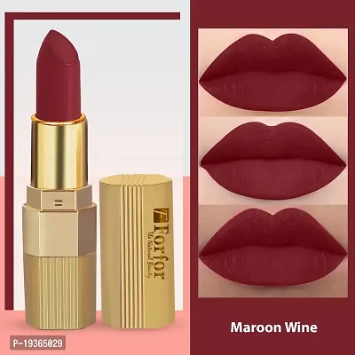 FORFORreg; Xpression Matte Long Lasting Waterproof Lipstick (5-8 hrs stay) (Maroon Wine)-thumb2