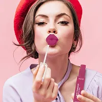 FORFOR Power Stay Long Last Matte Lipstick - Waterproof (12 hrs stay), Fuchsia Pink (FF_Power Stay10)-thumb2