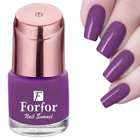 FORFORreg; Perfect Stay Glossy  Matte Nail Polish Combo of 6 (Glossy Nude ,Glossy Red , Glossy Purple , Matte Blue , Glossy White , Glossy Black, PACK OF 6)-thumb3